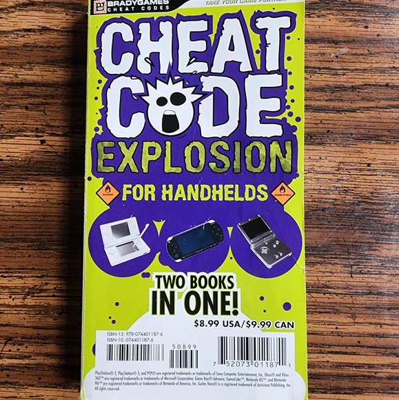 Brady James Cheat Code Explosion for handhelds and Consoles 2 in 1 Flip Book - Picture 3 of 3